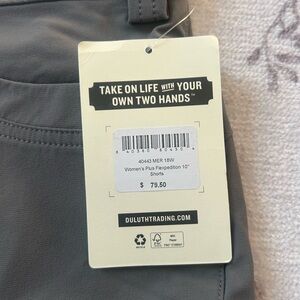 Duluth Trading Women's Plus Flexpedition 10” Shorts